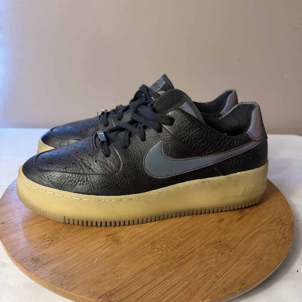 Nike Air Force 1 Sage Low LX Womens Size 11.5 Oil Gray Athletic Shoes Sneakers